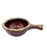Vtg Hull USA Pottery Brown Drip Glaze Soup/Chili Bowl Crock w Handle Ove... - £7.73 GBP