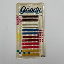 Vintage Goody Barrettes 2&quot; - 12 pk Multi 5503 Stay-Tight 1989 Made USA - £53.66 GBP
