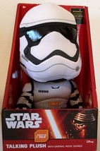 Star Wars Force Awakens STORMTROOPER 9&quot; Talking Plush Figure Officially Licensed - £15.27 GBP