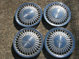 Genuine 1984 to 1988 Plymouth Voyager Caravelle 14 inch hubcaps wheel covers - £43.85 GBP