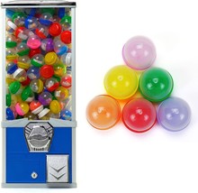 Blue Commercial Vending Machine For 2 Inch Capsules, Gumballs, And Bounc... - £250.73 GBP