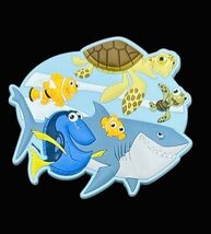 Vintage Walt Disney Magnet Finding Nemo Dory Marlin Bruce Clown Rubber S... - $12.89