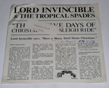 Lord Invincible Tropical Spades 12 Days Of Christmas 45 Rpm Record Charm... - $9.99