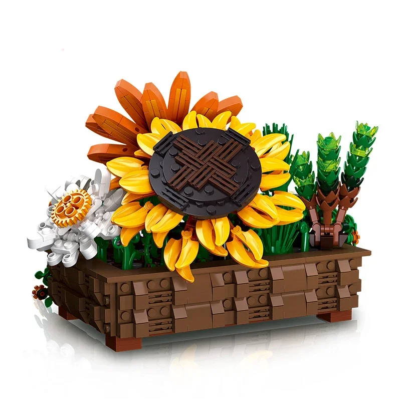 Creative Simulation Flower Series Sunflowers Chrysanthemums Succulent Plants - £46.96 GBP