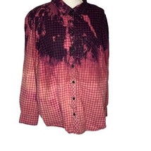 Bleached Plaid Shirt 1X - £11.56 GBP