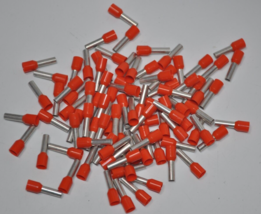 Lot of 175 NEW American Electrical Red 2 Wire Ferrule Connector DIN Two x 18 AWG - £23.73 GBP