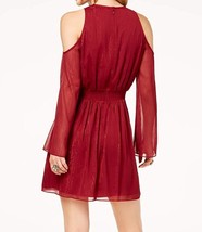 RACHEL ZOE Womens Keyhole Cold Shoulder Party Dress,Sangria,Medium - £94.57 GBP