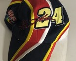 Jeff Gordon 24 Blue Hat Cap Adjustable with Stripes ba1 - $12.86