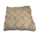 Vintage Down Feather crocheted Doily throw pillow cottage core granny sh... - £36.75 GBP