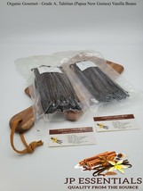 100% Natural - Grade A Gourmet Tahitian From PNG Vanilla Bean, CHOOSE Qty - $6.71+