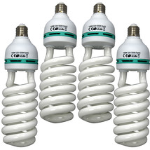 4x Four 105W CFL Compact Fluorescent Photography Light Bulb 5500K Cool D... - $75.04
