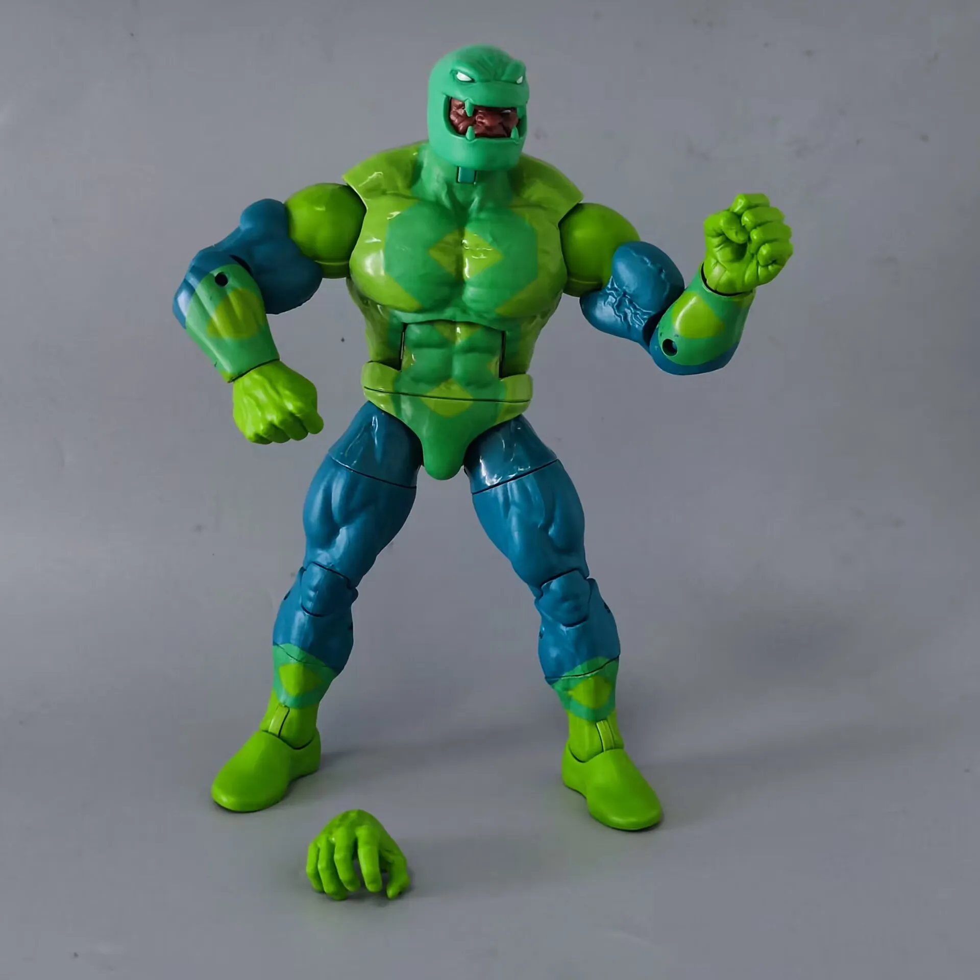 Marvel Legends Puff Adder with Only One Extra Hand 8" BAF Bulid A Figure Loose - $127.41