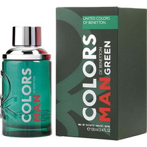 Colors De Benetton Green By Benetton Edt Spray 3.4 Oz For Men - £32.60 GBP