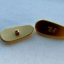 Ray Ban RB8125M New Replacement RB8125 Nose Pads Metal Titanium Gold - $37.50