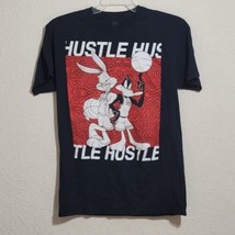 Space Jam Hustle Mens T Shirt Size M Bugs Bunny Daffy Duck Basketball Gr... - $13.87
