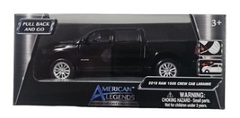 American Legends Black 2019 Ram 1500 Crew Cab 1:43 Pull Back &amp; Go Diecas... - £14.86 GBP