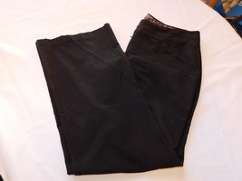 Metaphor Women&#39;s Ladies Long Pants Slacks Black Size 12A style# 1414243S GUC - £16.45 GBP