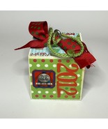 Handmade Thomes the Train Christmas Ornament Block-Shaped - $11.88