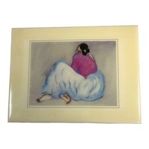 R.C. Gorman Woman Southwest Art Ceramic Reflections Tile Wall Plaque Tri... - £44.73 GBP