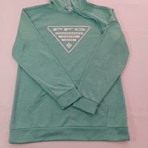Columbia PFG Hoodie Sweatshirt Women Small Green Pullover Graphic Ladies FL0087 image 12