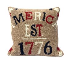 America Est.1776 Taupe Rug/Doormat/Pillow - $59.00