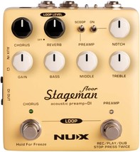 Nux Stageman Floor Acoustic Preamp And Di Pedal - £164.94 GBP