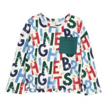 Tucker + Tate Babys&#39; Pocket T-shirt in Ivory Egret Shine Bright 24M NEW - $23.00