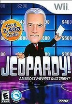 Jeopardy Nintendo Wii Game - Complete with Manual - Tested - $6.92