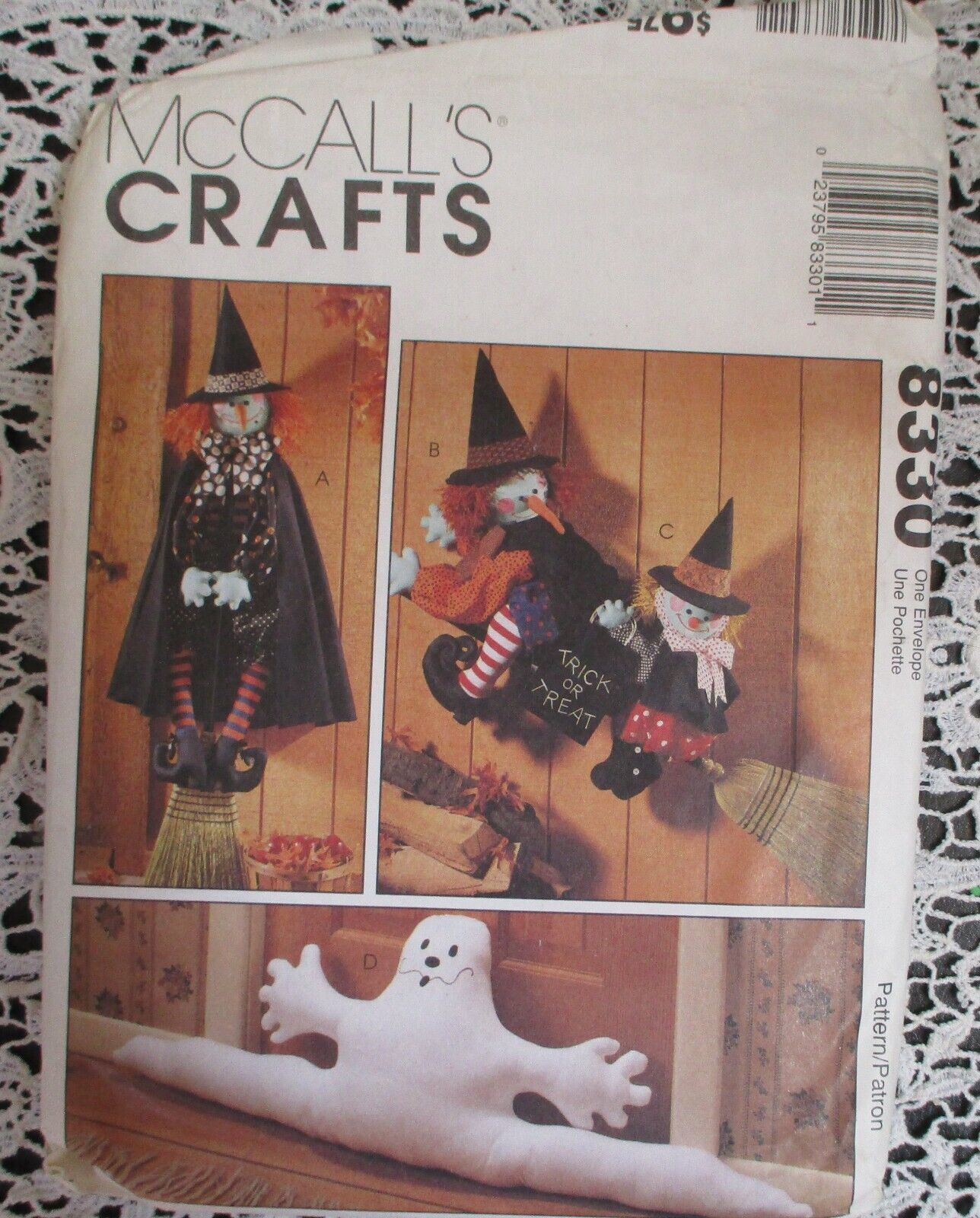 Primary image for McCall's Crafts 8330 Halloween Package - Witches & Ghost Draft Buster NEW