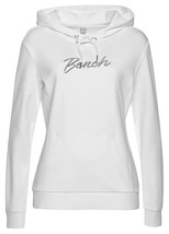 BENCH Loungewear Hooded Sweatshirt in Ecru  UK 10 / 12 (fm15-27) - $30.40