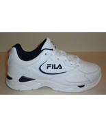 Fila Size 9 TRI RUNNER White Leather Sneakers New Men&#39;s Shoes - £42.39 GBP