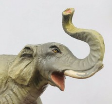 Vintage Elephant Figurine Trunk Up 3.75&quot; Tall -- 4.5&quot; Long - £14.77 GBP