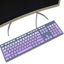 Keyboard Cover For Dell Km636 Wireless Keyboard &amp; Kb216 Wired/ Dell Optiplex 525 - £12.11 GBP