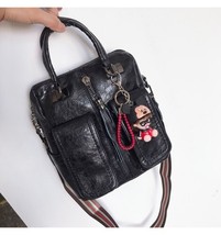 Ita   Handbags Women Split Leather Shoulder Bag Sac High Quality Pendent Big Bol - £78.11 GBP
