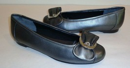 Rose Petals Size 6.5 N Narrow NEAT Pewter Leather Flats Loafers New Wome... - £84.36 GBP