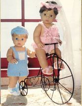 14&quot; Syndee&#39;s Crafts Doll Clothes Sun &amp; Play Suits Romper Dress Crochet Patterns - £12.63 GBP