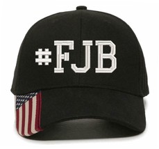 Political Hat FJB Embroidered Adjustable USA300 Hat w/ Flag Brim Various... - $23.99
