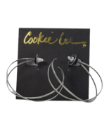 COOKIE LEE Criss Cross Hoop Earrings 2627 NEW - $7.58