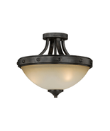 Alexandria 14.5&quot; Semi Flush Mount Ceiling Light Fixture - $6,679.12 MXN