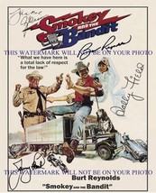 Smokey And The Bandit Cast Signed Autographed 8x10 Rp Promo Photo Burt Reynolds - £14.38 GBP