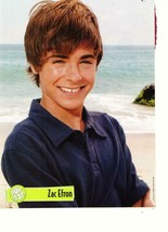 Zac Efron Good Charlotte teen magazine pinup clipping Beach Younger days... - $3.50