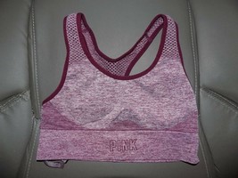 Pink Sport Victoria’s Secret Ultimate Lightly Line Sport Bra Burgundy Size XS - £14.29 GBP