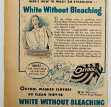 1946 Oxydol Laundry Detergent Advertisement Vintage Soap Hustle Bubble D... - $15.99