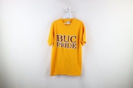 Vtg Mens Medium Faded Spell Out Tampa Bay Buccaneers Football T-Shirt Buc Pride - £23.75 GBP