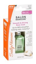 Sally Hansen Salon Manicure Smooth &amp; Strong Basecoat 0.5oz (2 Pack) - £15.73 GBP