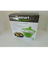 CUISINART SALAD SPINNER NEW IN BOX GREEN/WHITE SPIN DRY SALAD GREENS FRU... - £19.31 GBP