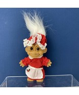 Vintage Mrs Santa Claus Troll  Christmas  Doll  5” Tall by Russ Berrie #... - £8.59 GBP