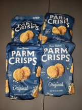 Parm Crisps 4 Count Oven-Baked , Protein, 9 oz Each Family Size, BBD. 08... - £30.45 GBP