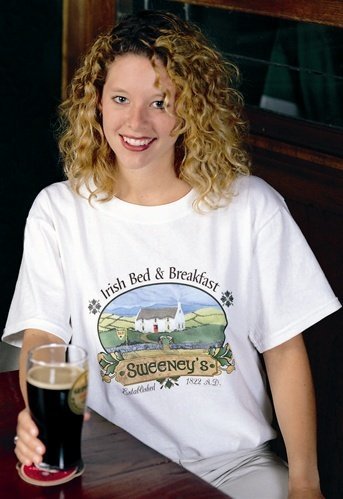 Personalized Irish Bed &amp; Breakfast Tee Shirt - $17.64