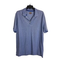 Foundry Mens Polo Shirt Adult Size XLT Tall Blue Polo Short Sleeve Norm ... - £15.44 GBP